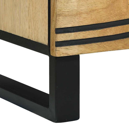 Mobile TV Marrone 100 x 33 x 46 cm legno massello di mango