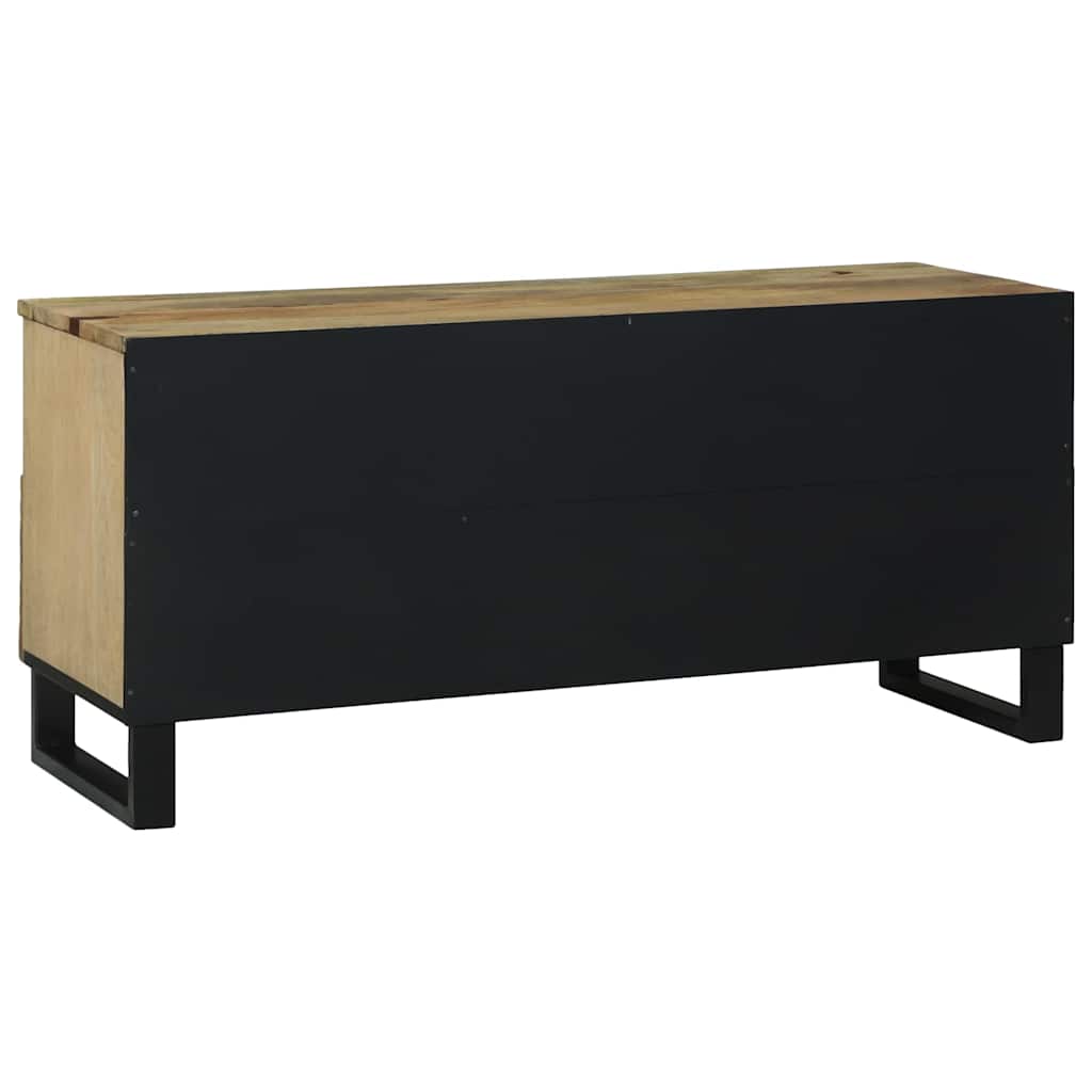 Mobile TV Marrone 100 x 33 x 46 cm legno massello di mango