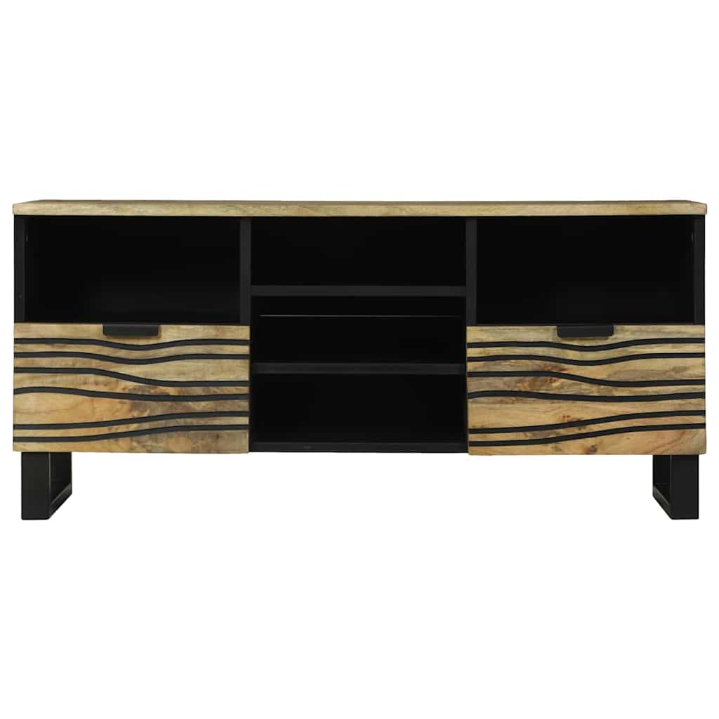 Mobile TV Marrone 100 x 33 x 46 cm legno massello di mango