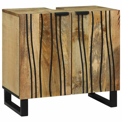 Armadio per Lavabo da Bagno con porta Marrone 62 x 33 x 58 cm | homemem39