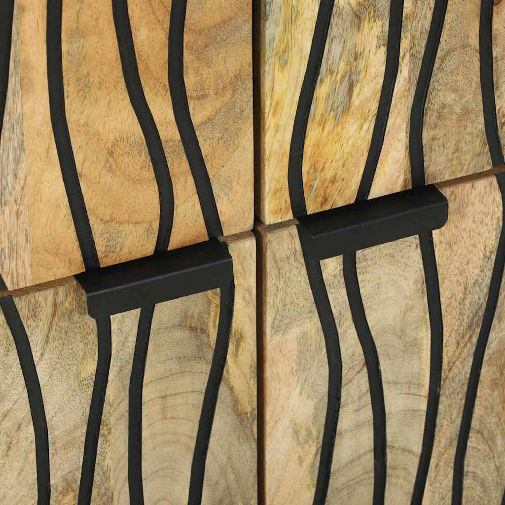 Credenza Marrone 60 x 33 x 75 cm legno massello di mango - homemem39
