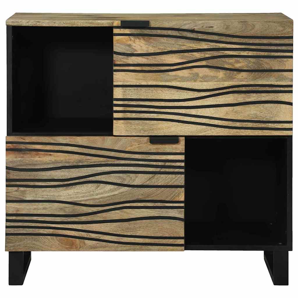 Credenza Marrone 80 x 33 x 75 cm legno massello di mango - homemem39