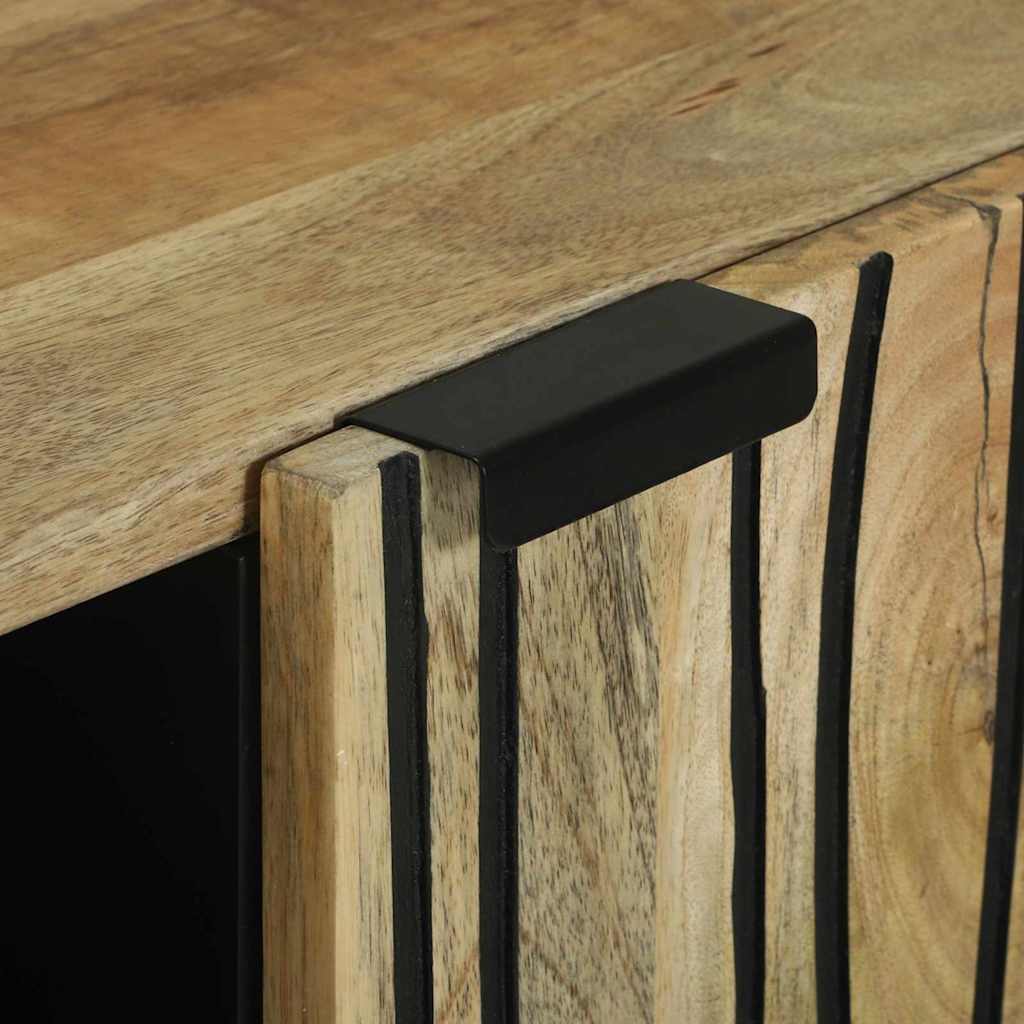 Sideboard Marrone 90 x 33 x 75 cm legno massello di mango