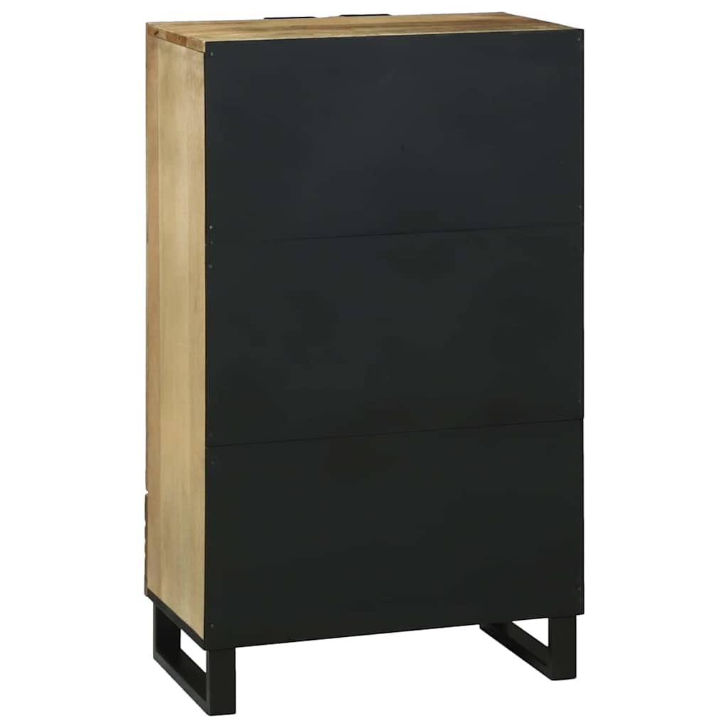 Highboard Marrone 60 x 33 x 100 cm legno massello di mango - homemem39