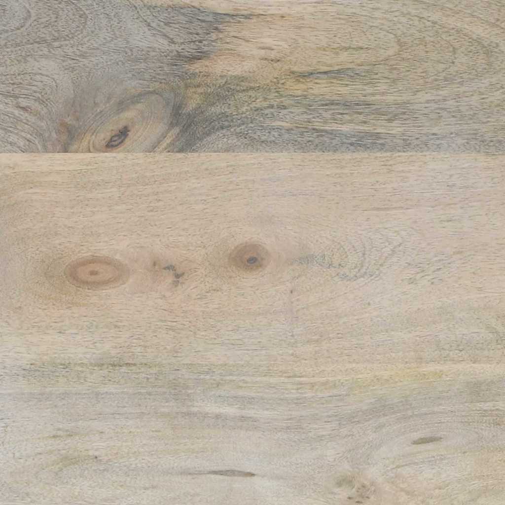 Comodini 2 pcs Naturale 40 x 33 x 46 cm legno massello di mango