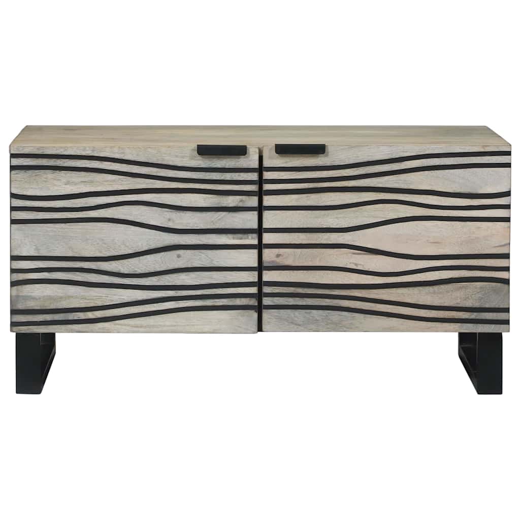 Tavolino da salotto Beige e Nero 80 x 50 x 40 cm | homemem39