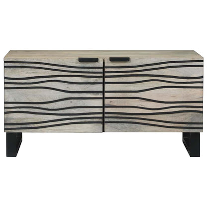 Tavolino da salotto Beige e Nero 80 x 50 x 40 cm | homemem39