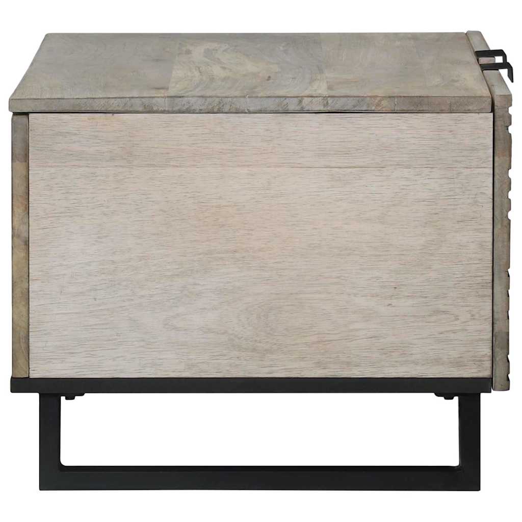 Tavolino da salotto Beige e Nero 80 x 50 x 40 cm | homemem39