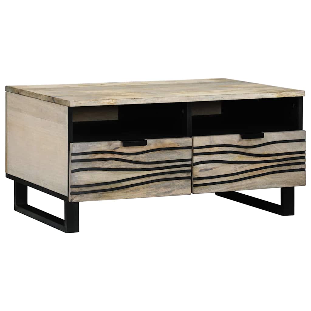 Tavolino da salotto Bianco 80 x 54 x 40 cm Legno ingegnerizzato | homemem39