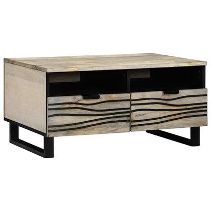 Tavolino da salotto Bianco 80 x 54 x 40 cm Legno ingegnerizzato | homemem39
