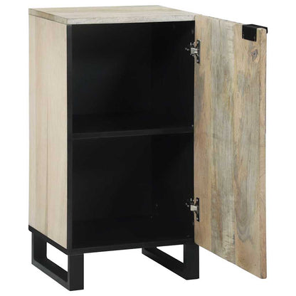 Sideboard Bianco 40 x 33 x 75 cm legno massello di mango - homemem39