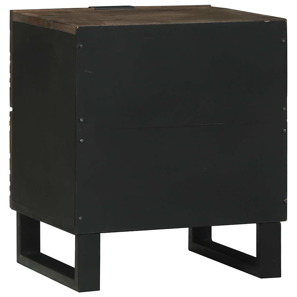 Armadio da Notte con cassetto 2 pcs Noce 40 x 33 x 46 cm