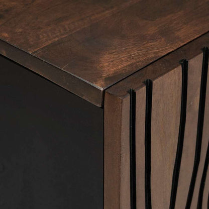 Mobile TV Marrone 105 x 33 x 46 cm legno massello di mango