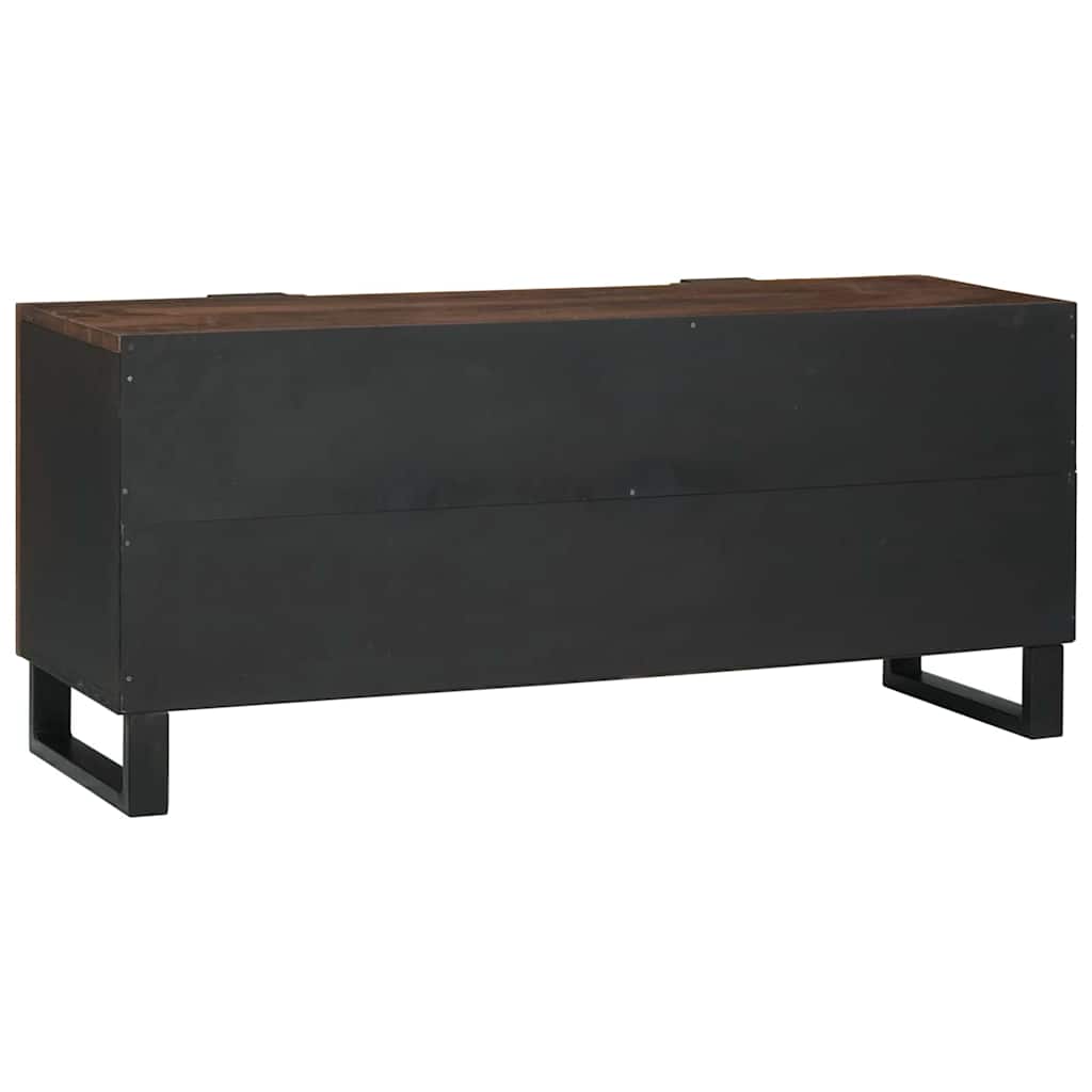 Mobile TV Marrone 105 x 33 x 46 cm legno massello di mango