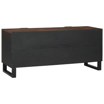 Mobile TV Marrone 105 x 33 x 46 cm legno massello di mango