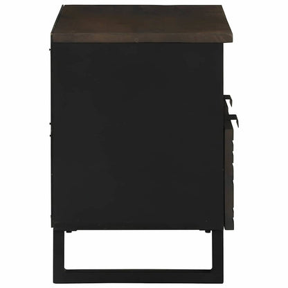 Mobile TV Marrone 70 x 33 x 46 cm legno massello di mango