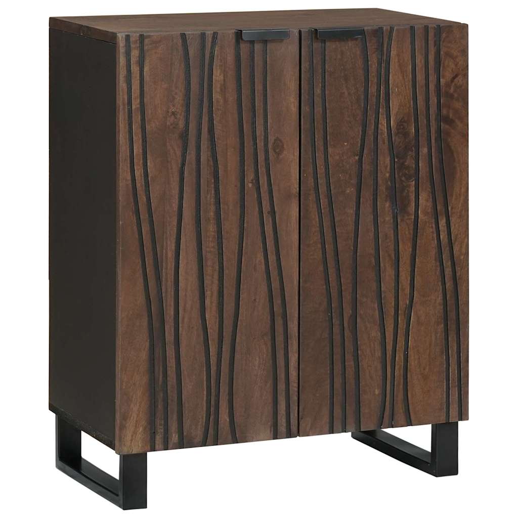 Credenza Marrone 60 x 33.5 x 75 cm Legno massello di mango - homemem39