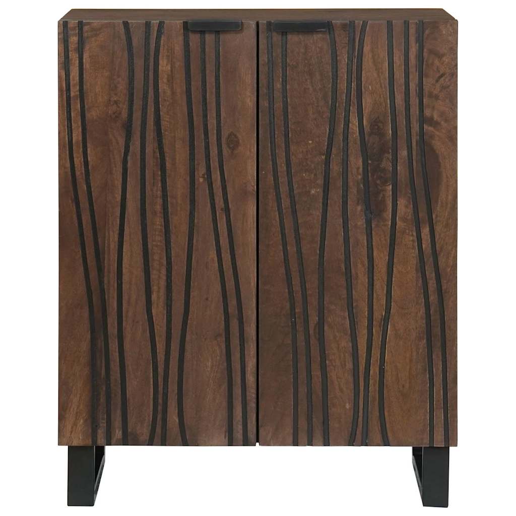 Credenza Marrone 60 x 33.5 x 75 cm Legno massello di mango - homemem39