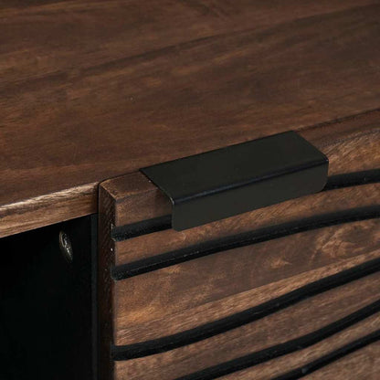 Tavolino da salotto Marrone e Nero 80 x 50 x 40 cm