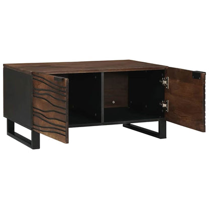 Tavolino da salotto Marrone e Nero 80 x 50 x 40 cm | homemem39