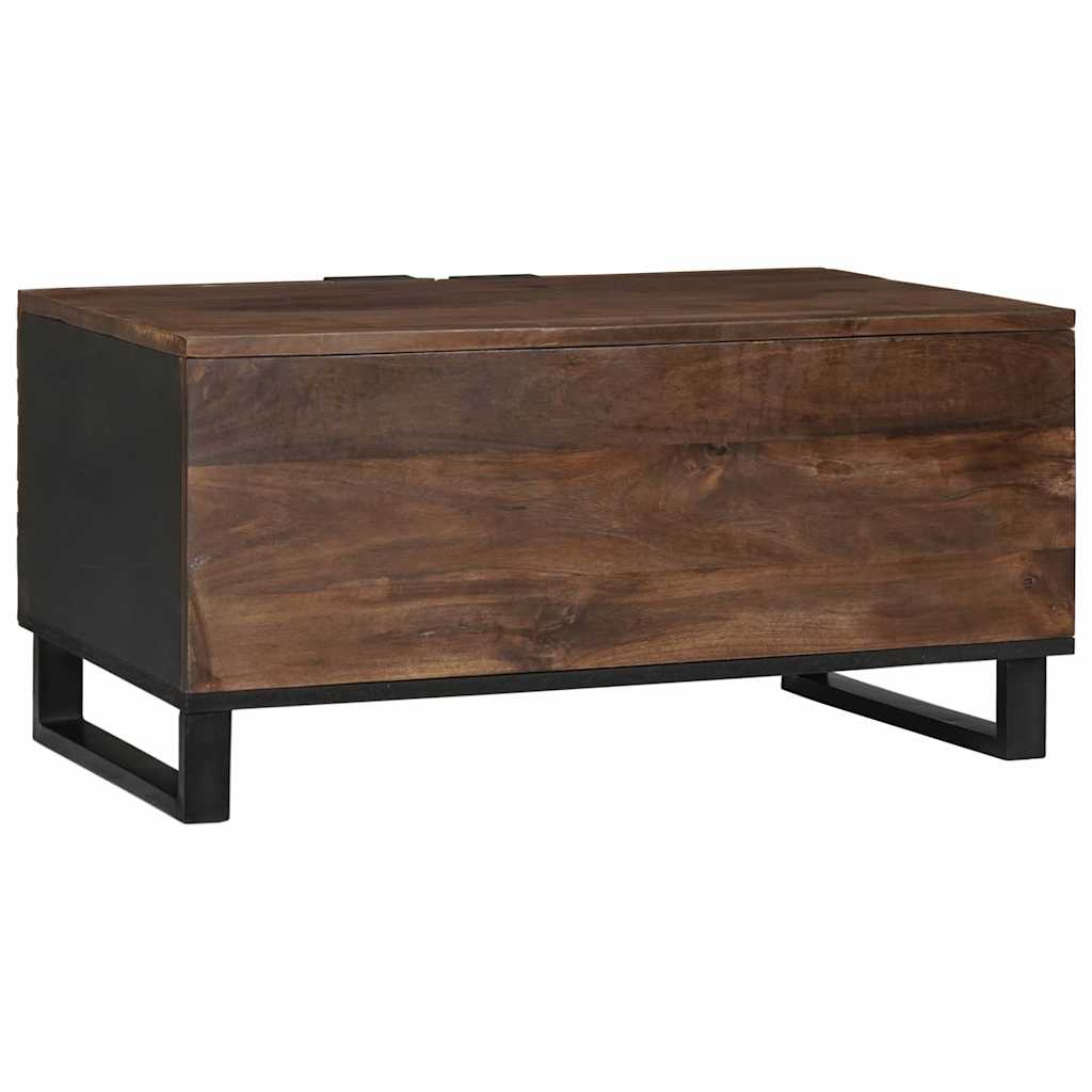 Tavolino da salotto Marrone e Nero 80 x 50 x 40 cm | homemem39