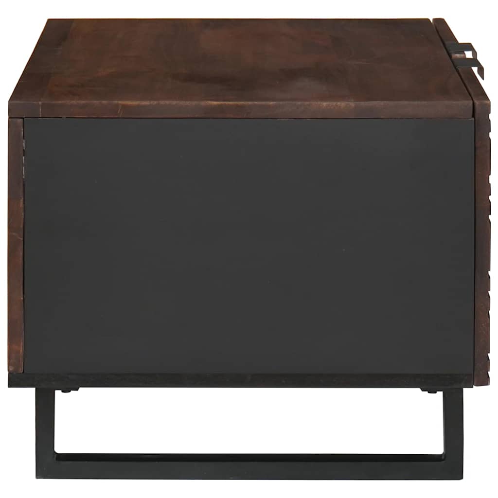 Tavolino da salotto Marrone e Nero 80 x 50 x 40 cm | homemem39