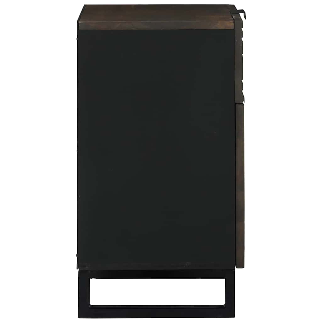 Armadio da Notte Noce 50 x 33 x 60 cm legno massello di mango