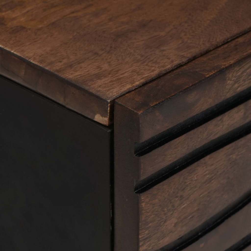 Tavolino da salotto Marrone e Nero 100 x 54 x 40 cm | homemem39