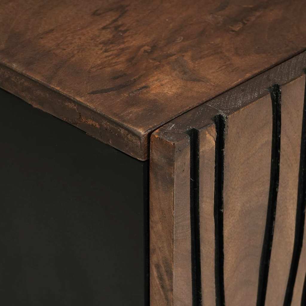 Mobile TV Marrone 105 x 33 x 46 cm legno massello di mango