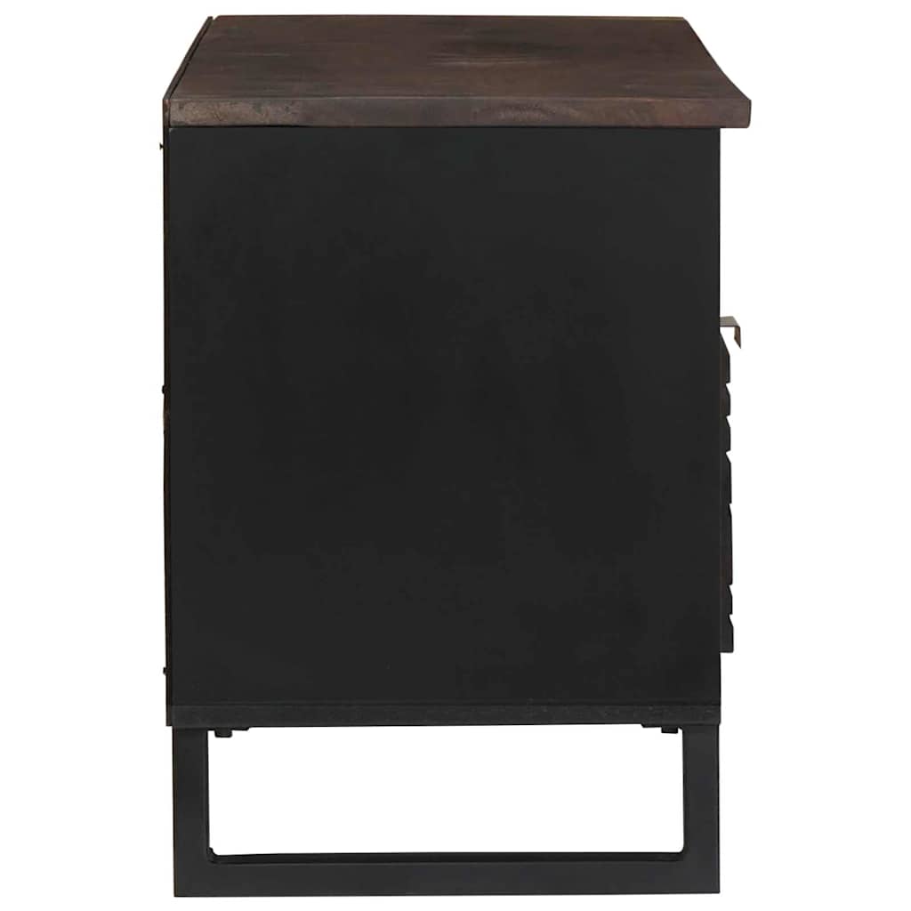 Mobile TV Marrone 105 x 33 x 46 cm legno massello di mango