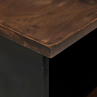 Mobile TV Marrone 80 x 33 x 46 cm legno massello di mango