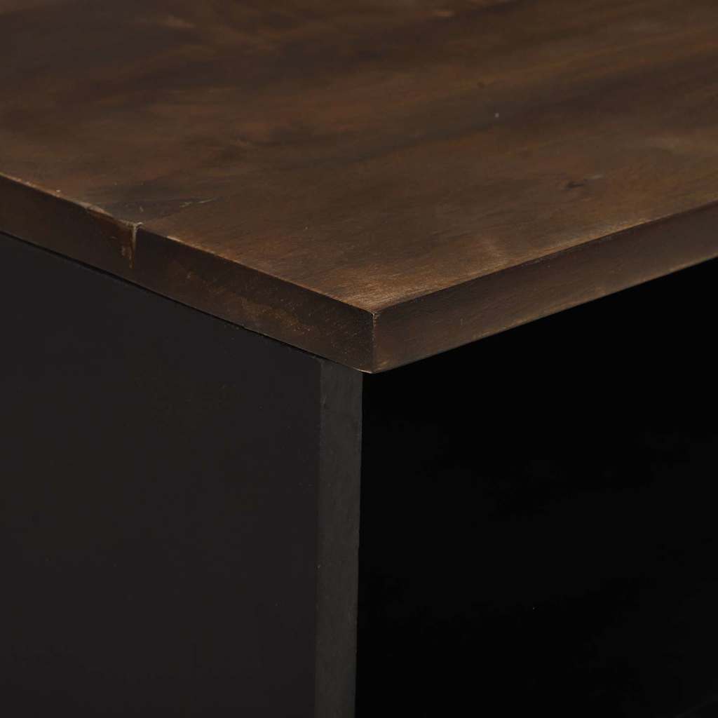 Mobile TV Marrone 100 x 33 x 46 cm legno massello di mango