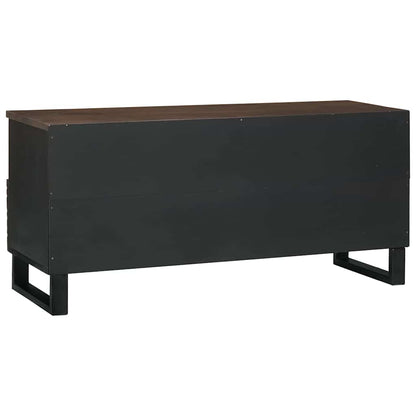 Mobile TV Marrone 100 x 33 x 46 cm legno massello di mango