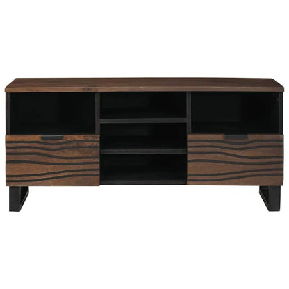Mobile TV Marrone 100 x 33 x 46 cm legno massello di mango