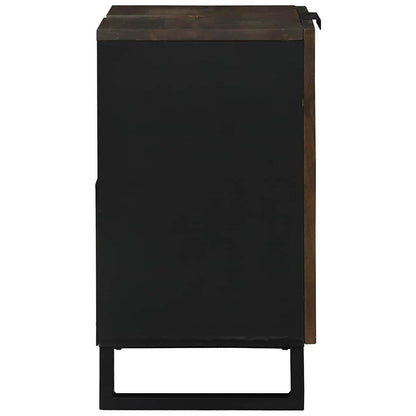 Armadio per Lavabo da Bagno con porta Noce 62 x 33 x 58 cm | homemem39