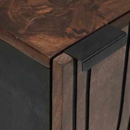 Armadio per Lavabo da Bagno con porta Noce 38 x 33,5 x 48 cm | homemem39