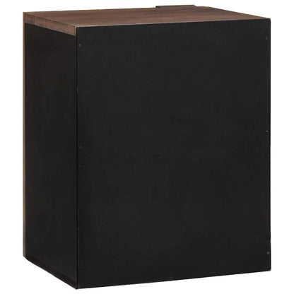 Armadio per Lavabo da Bagno con porta Noce 38 x 33,5 x 48 cm | homemem39