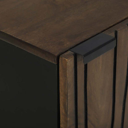 Armadio per Lavabo da Bagno con porta Noce 38 x 33,5 x 58 cm | homemem39