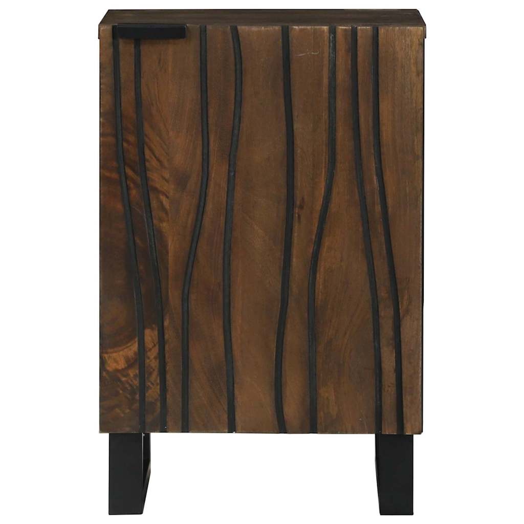 Armadio per Lavabo da Bagno con porta Noce 38 x 33,5 x 58 cm | homemem39