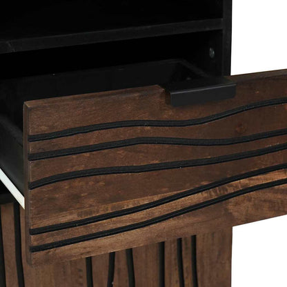 Mobile da Bagno Noce 38 x 33 x 160 cm Legno ingegnerizzato | homemem39