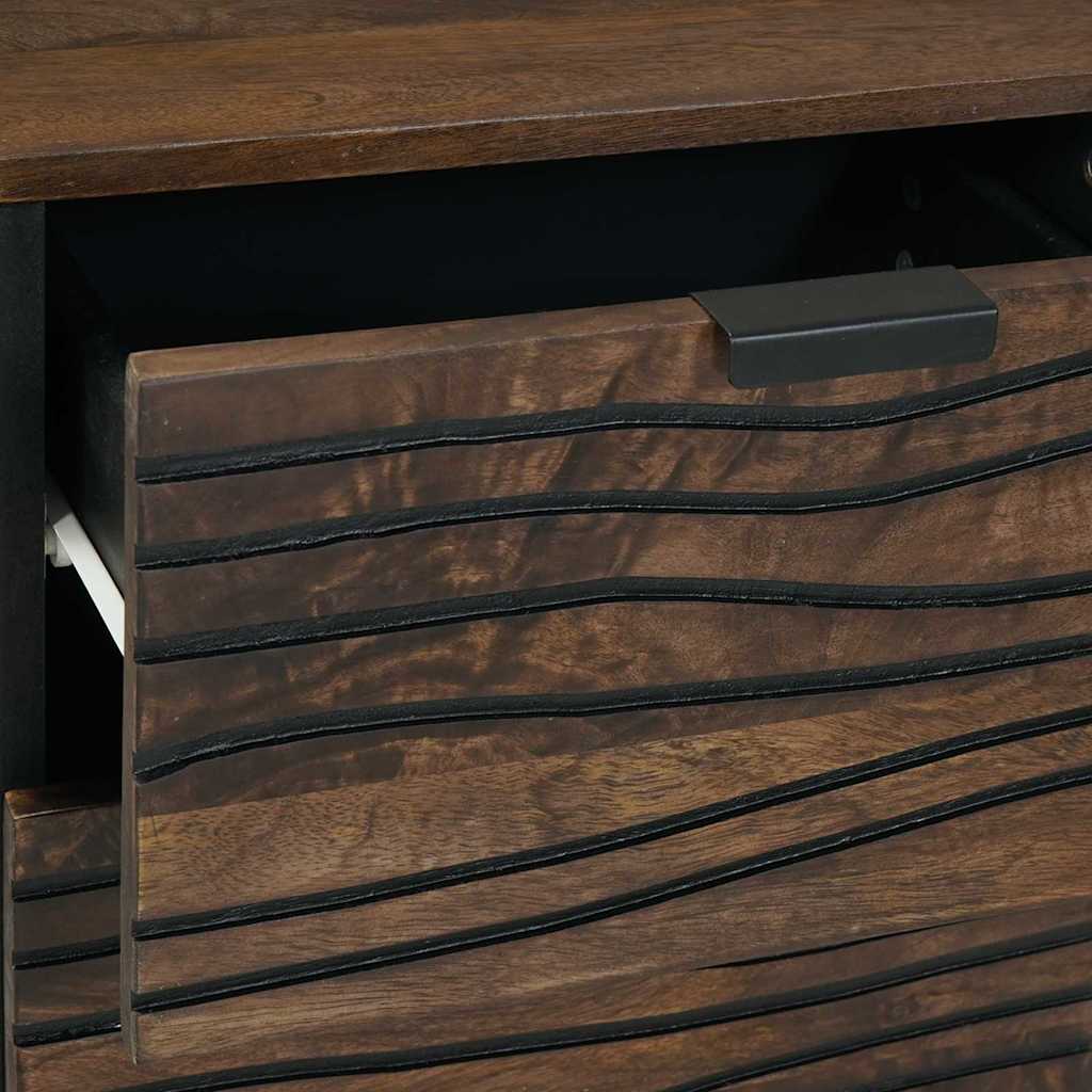 Credenza Marrone 40 x 33 x 75 cm legno massello di mango - homemem39