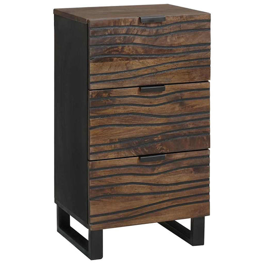 Credenza Marrone 40 x 33 x 75 cm legno massello di mango - homemem39