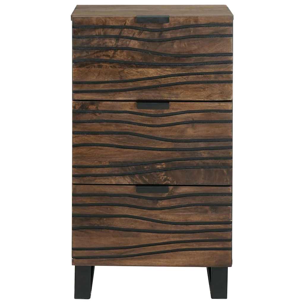 Credenza Marrone 40 x 33 x 75 cm legno massello di mango - homemem39