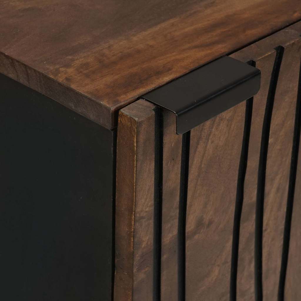 Sideboard Marrone 40 x 33 x 75 cm legno massello di mango - homemem39