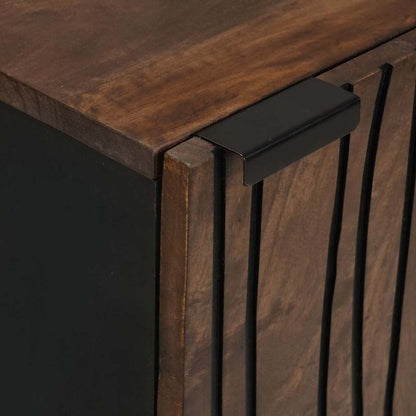 Sideboard Marrone 40 x 33 x 75 cm legno massello di mango - homemem39