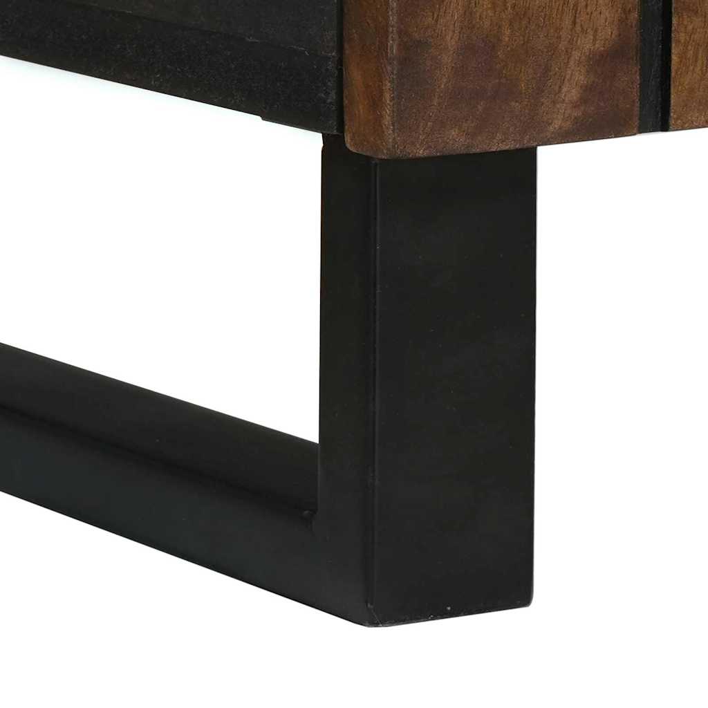 Sideboard Marrone 40 x 33 x 75 cm legno massello di mango - homemem39