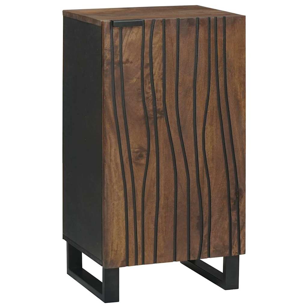 Sideboard Marrone 40 x 33 x 75 cm legno massello di mango - homemem39