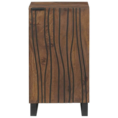 Sideboard Marrone 40 x 33 x 75 cm legno massello di mango - homemem39