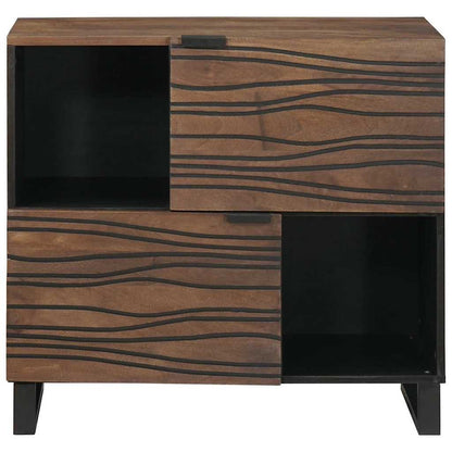 Credenza Marrone 80 x 33 x 75 cm legno massello di mango - homemem39