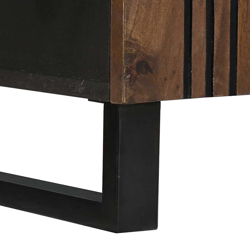 Sideboard Marrone 90 x 33 x 75 cm legno massello di mango - homemem39